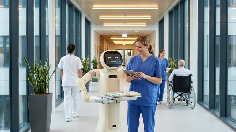Beyond manufacturing, cognitive robots are being developed to assist in healthcare and household settings.
