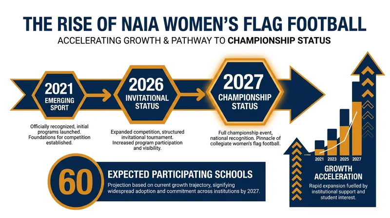 The rapid timeline of flag football's elevation within the NAIA.
