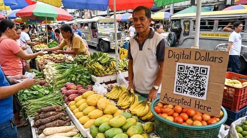 Local mobile money integrations allow recipients to spend digital funds directly at neighborhood merchants.