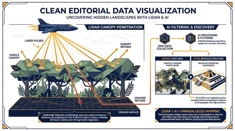 How LiDAR technology maps the forest floor without disturbing the canopy.