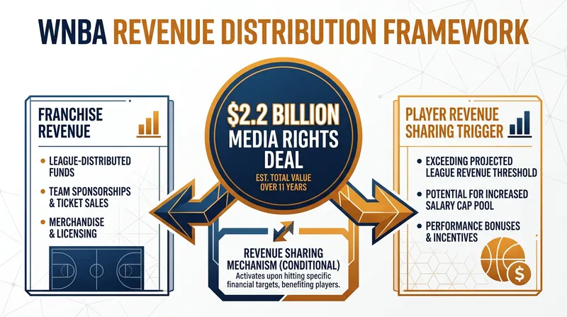 The league's new $2.2 billion media rights deal has triggered revenue-sharing clauses for players for the first time.