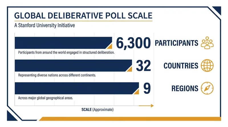 AI mediation is allowing deliberative polling to scale globally without losing conversation quality.