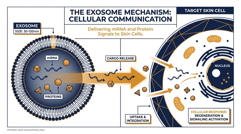 Exosomes act as cellular messengers, delivering genetic instructions to target cells.
