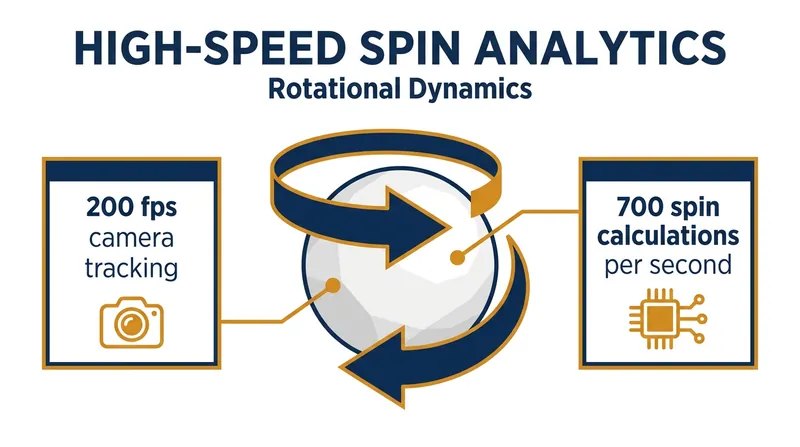 Ace utilizes active pixel sensors to calculate the ball's exact spin hundreds of times per second.