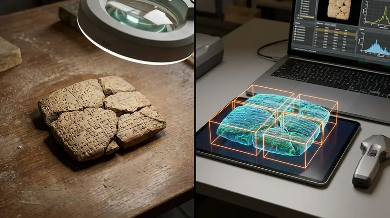 AI systems like Fragmentarium are piecing together shattered cuneiform tablets at a pace impossible for humans.