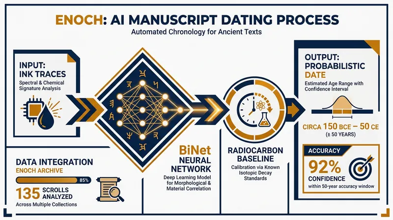 How the Enoch AI model dates ancient manuscripts with unprecedented accuracy.