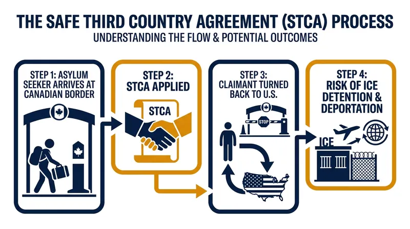 How the Safe Third Country Agreement operates at the Canada-U.S. border.