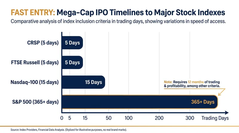 Major index providers drastically shortened their inclusion timelines for SpaceX.