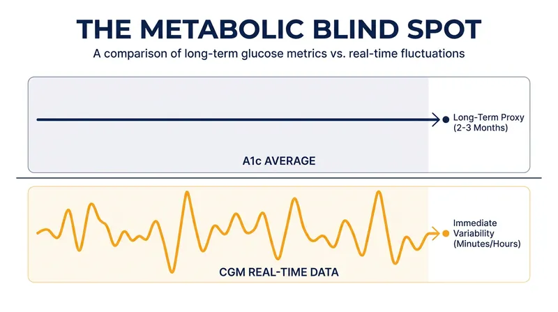 Traditional tests measure an average, often missing the daily spikes and crashes that drive inflammation.