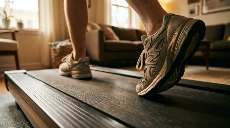 Biomechanics experts recommend walking at speeds around 1.4 mph to maintain typing accuracy and ergonomic stability.