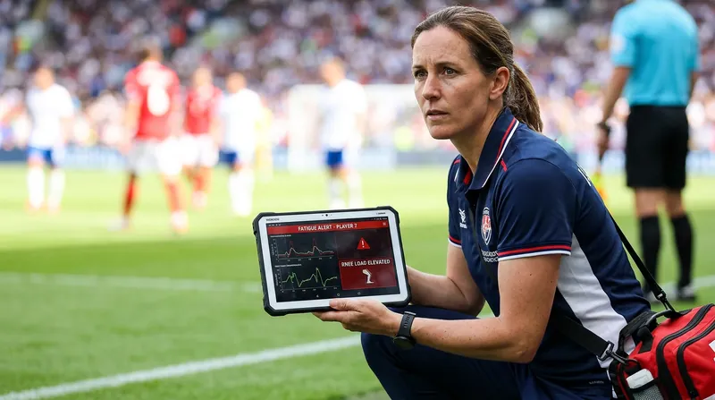 Real-time biomechanical alerts allow medical staff to intervene and adjust a player's workload before fatigue leads to tissue failure.