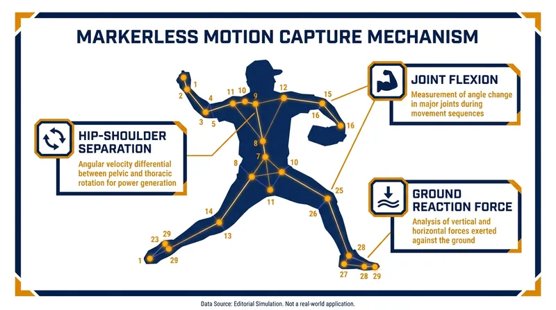 By tracking specific joint angles and forces, AI models can detect the microscopic form degradations that precede major injuries.