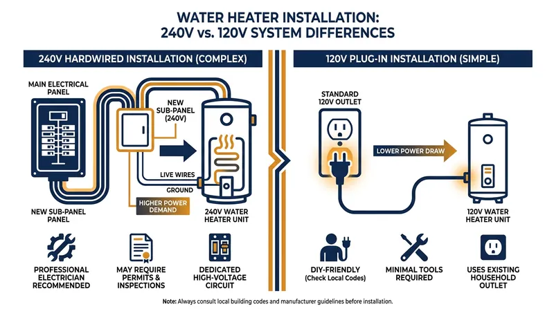 The 120-volt models eliminate the primary barrier to home electrification: the electrical panel upgrade.