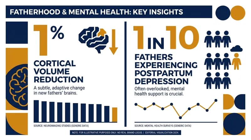 While brain changes optimize fathers for caregiving, they can also expose vulnerabilities to postpartum depression.