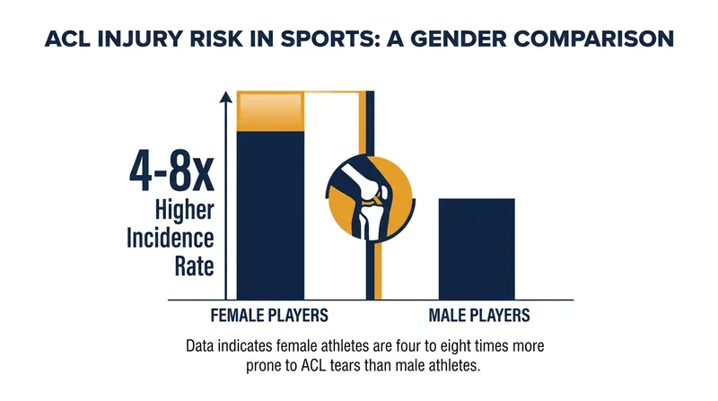 The stark disparity in ACL injury rates has driven a surge in female-specific sports science.