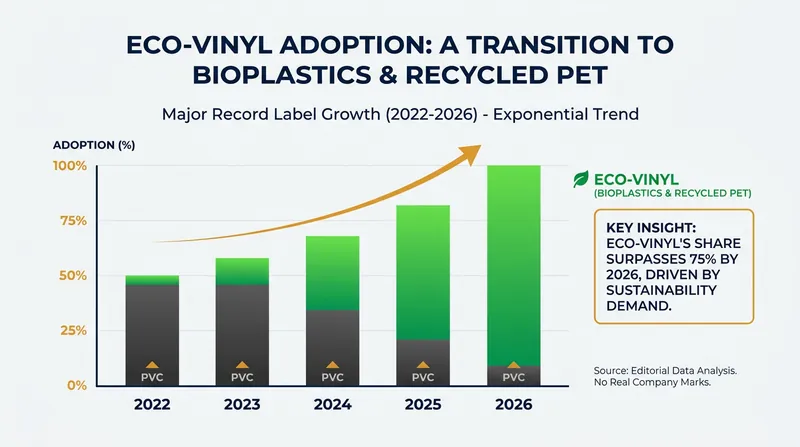 The adoption of bioplastic and recycled vinyl has surged as the technology reached commercial scalability.
