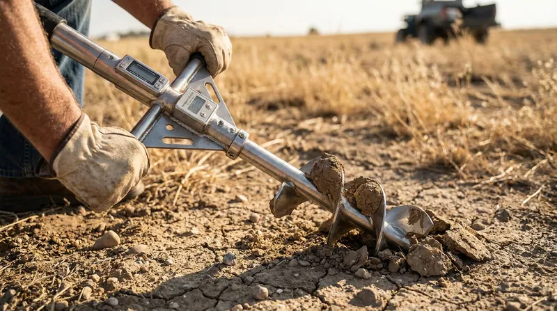 New extraction tools like the SAT-C auger allow researchers to measure carbon removal even in dry, compacted soils.