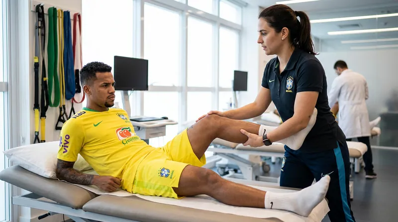 Brazil's medical staff is working intensely to rehabilitate key forwards Neymar and Raphinha.