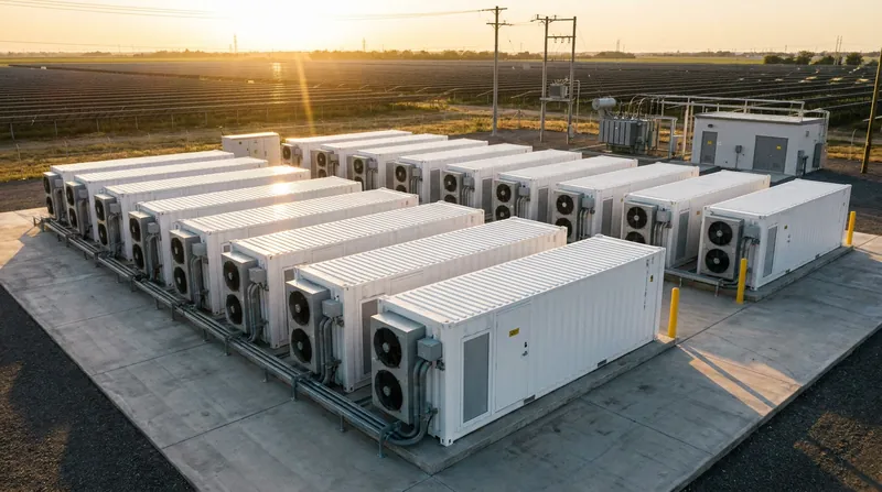 Plummeting battery costs are allowing grid operators to store excess daytime solar for use during evening peak hours.
