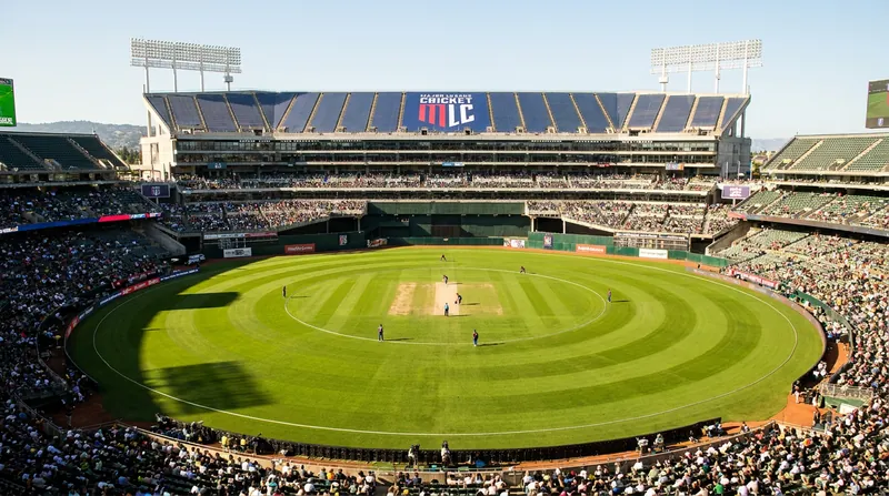 The historic Oakland Coliseum has been transformed to host the 2026 MLC playoffs and championship final.
