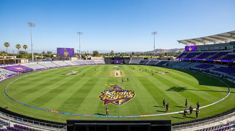 The newly constructed Knight Riders Cricket Field in Pomona will serve as the venue for the 2028 Los Angeles Olympics.