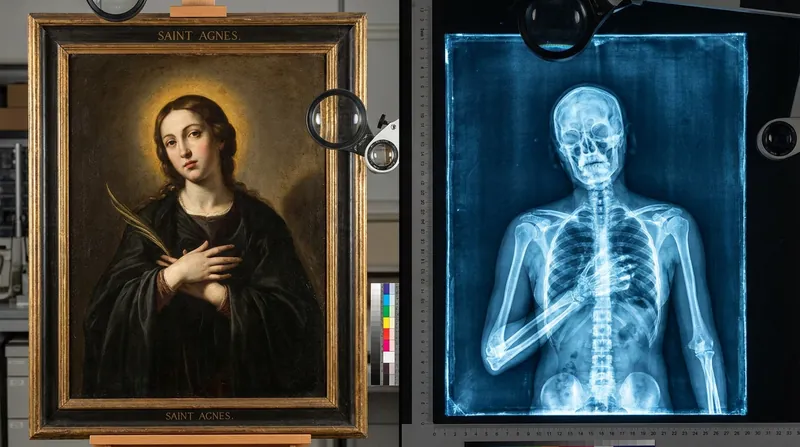 X-ray imaging revealed a hidden self-portrait beneath Artemisia Gentileschi's 'St. Catherine of Alexandria'.