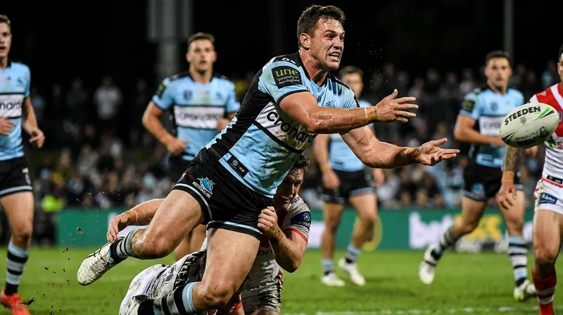 Nicho Hynes makes his return for the Cronulla Sharks following a persistent calf injury.