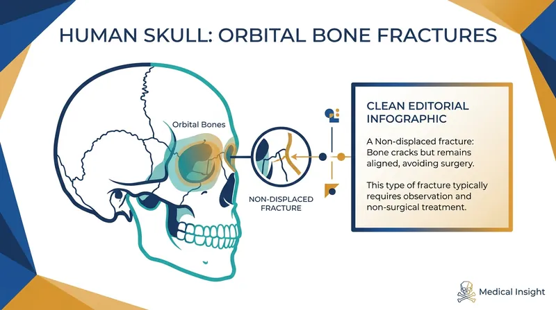 Non-displaced orbital fractures allow the bone to heal naturally without the need for plates or screws.