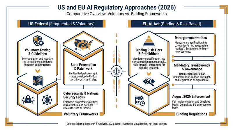 The emerging transatlantic divide in artificial intelligence governance.