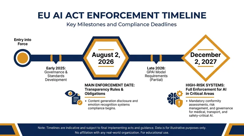 The EU AI Act's phased rollout has been adjusted by the 2026 Digital Omnibus.
