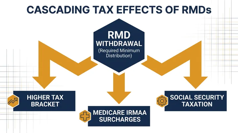 Required Minimum Distributions can trigger a domino effect of hidden taxes.