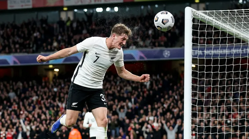 Finn Surman gave New Zealand an early lead with a 15th-minute header.