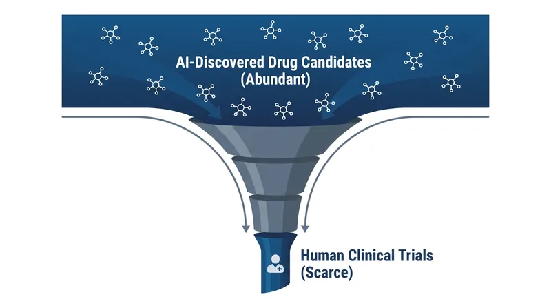 As AI solves the discovery phase, the pharmaceutical bottleneck is shifting entirely to clinical trials.
