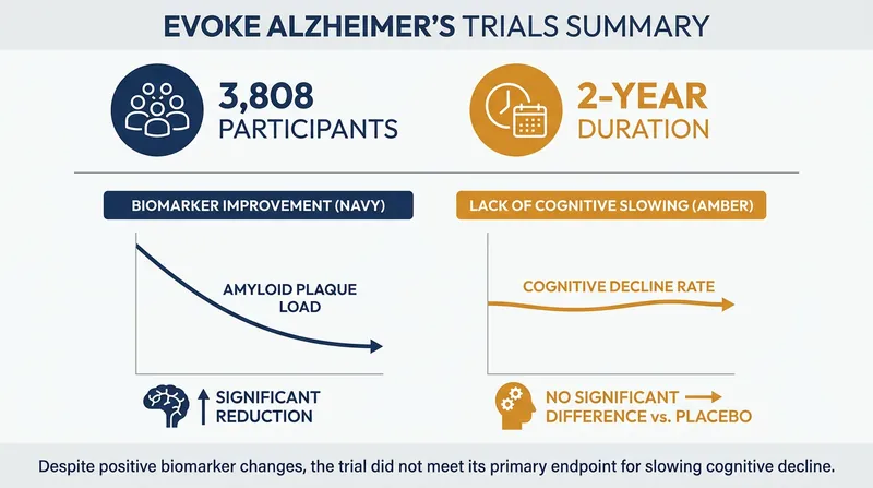Despite massive scale, the Phase 3 EVOKE trials failed to prove that oral semaglutide could slow cognitive decline in early Alzheimer's.