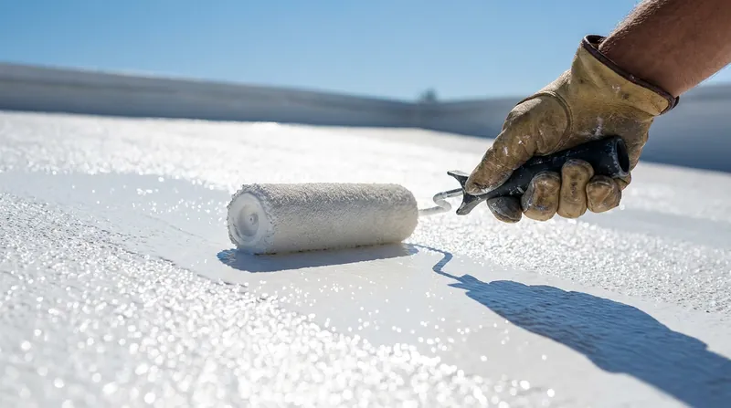 Nanoparticle-infused acrylic paints can be applied to existing roofs, reflecting up to 98% of incoming solar radiation.