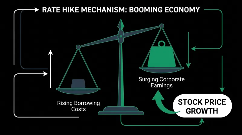 In a strong economy, revenue growth typically outpaces the drag of higher debt-servicing costs.