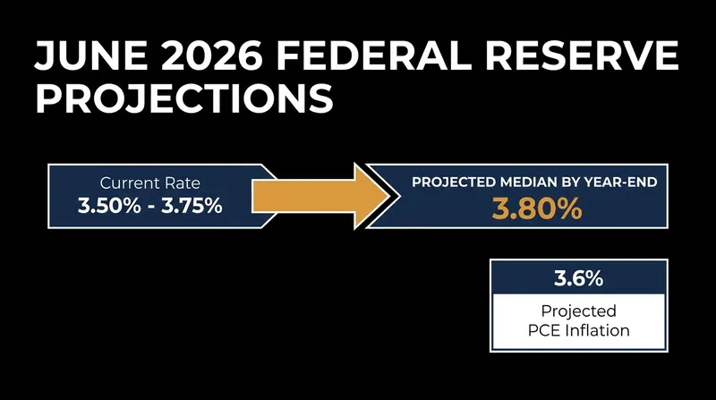 The Fed's latest projections indicate a potential rate increase to combat sticky inflation.
