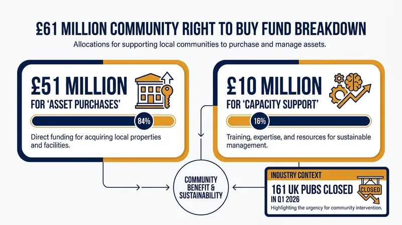 Breakdown of the newly announced Community Right to Buy Fund.