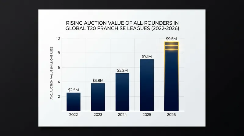 Franchise leagues are placing unprecedented salary premiums on players who offer multiple skills.