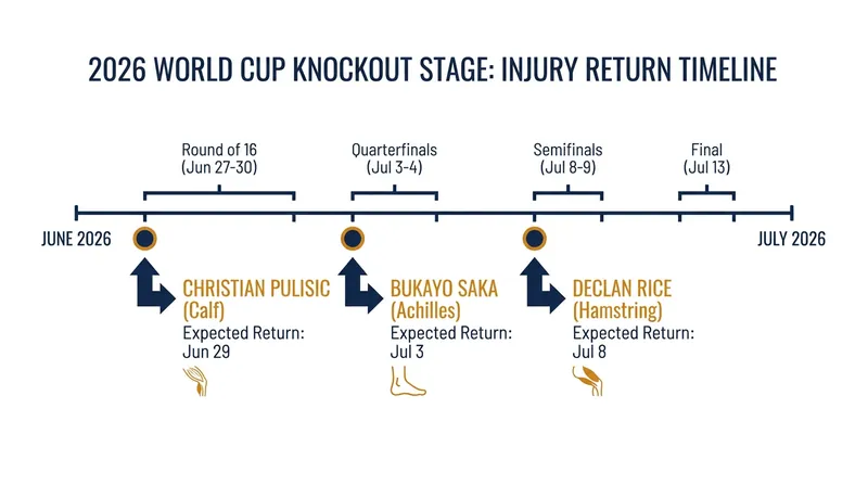 Key national team stars are racing the clock to reach full fitness for the Round of 32.