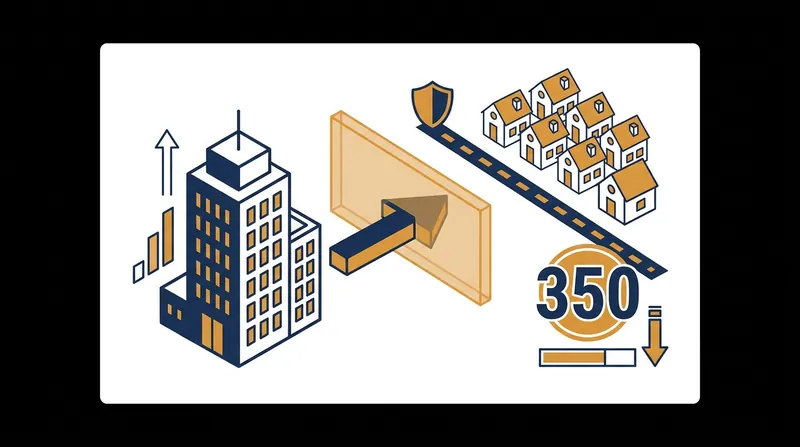 The legislation caps large institutional investors at 350 single-family homes.
