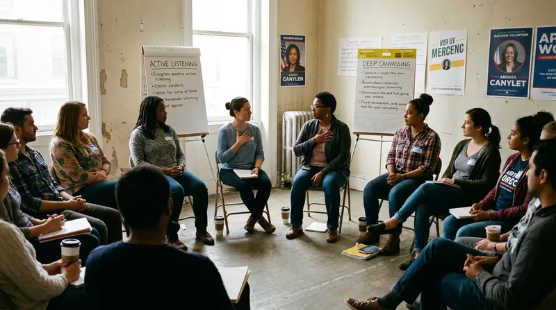 The method requires extensive volunteer training in emotional regulation and radical respect.