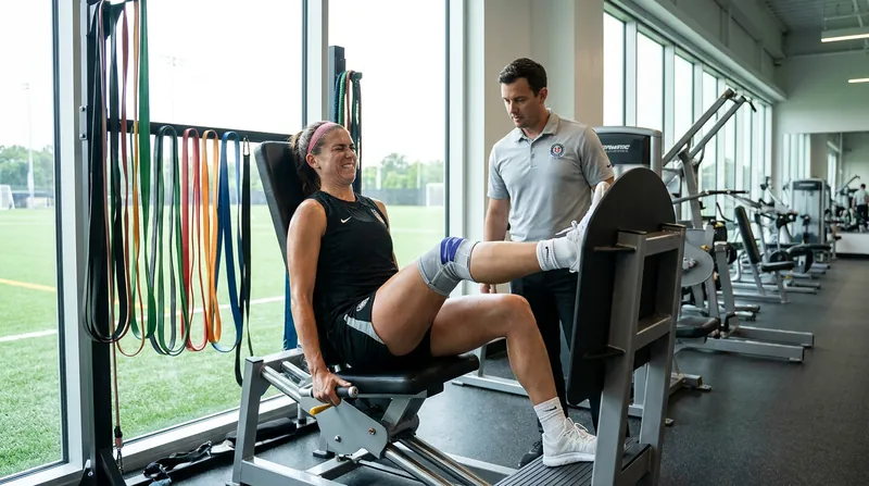 Modern ACL rehabilitation protocols focus on strict biomechanical testing before clearing athletes for professional play.