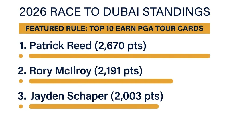 The DP World Tour's Race to Dubai standings as the summer stretch begins.