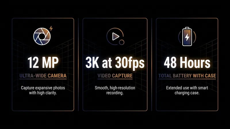 Despite the slimmer frames, the glasses pack significant hardware upgrades.
