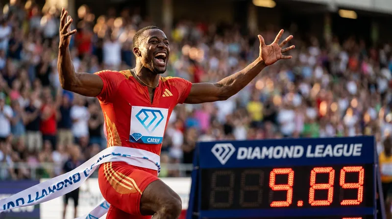Noah Lyles shook up the standings with a dominant 9.88-second victory in his first Diamond League 100m appearance of the season.