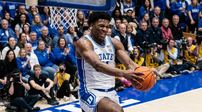 Cameron Boozer enters the draft as the consensus National Player of the Year after a dominant freshman season.