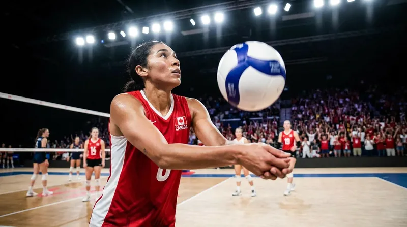 Brazil's 22-year-old Luzia Nezzo stepped up in Gabi Guimarães' absence, recording a historic 10 blocks against China.