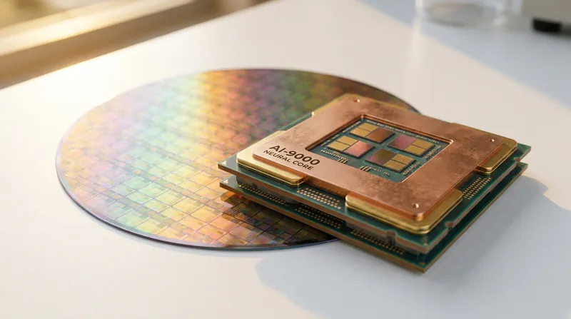 The Language Processing Unit (LPU) uses a single-core design with massive on-board memory to eliminate processing bottlenecks.