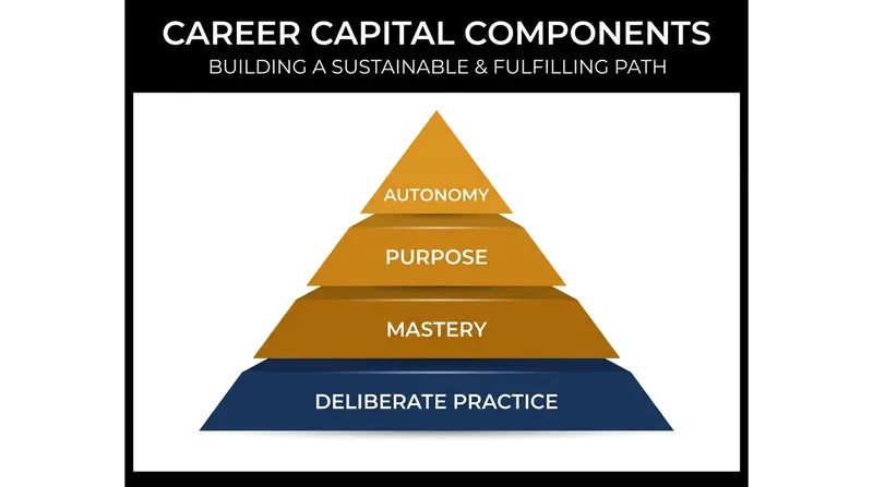 Career capital theory suggests that desirable job traits like autonomy and purpose must be 'purchased' with rare and valuable skills.